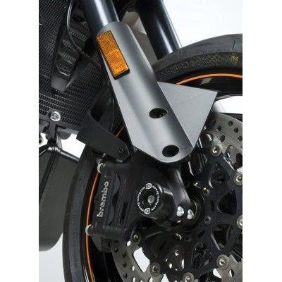 Load image into Gallery viewer, R&amp;G Racing Black Fork Protectors For 2008-2009 KTM 690 Enduro
