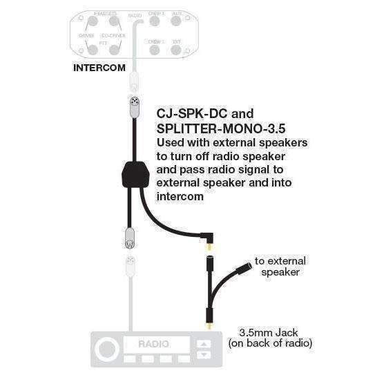Load image into Gallery viewer, Rugged Radios Mini External Speaker for Mobile Radios EX-SPEAKER-MINI
