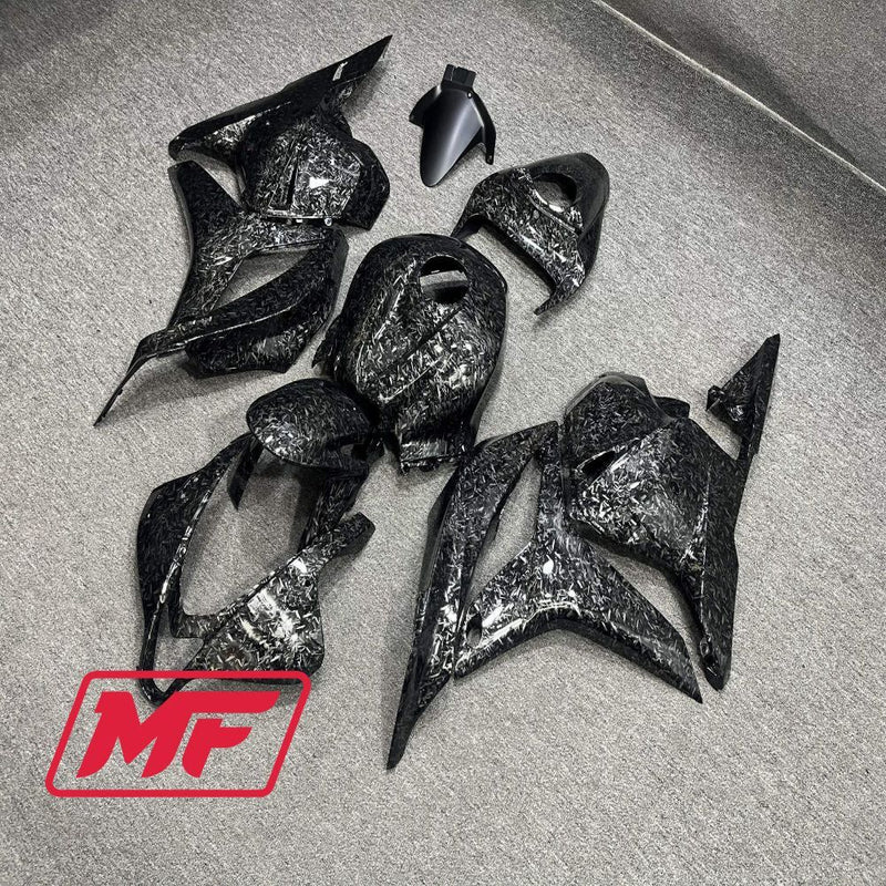 Load image into Gallery viewer, Monster Fairings Full Kit Honda CBR600RR 09-12 Forged Carbon Fiber Style + Windshield + Gas Tank Cover
