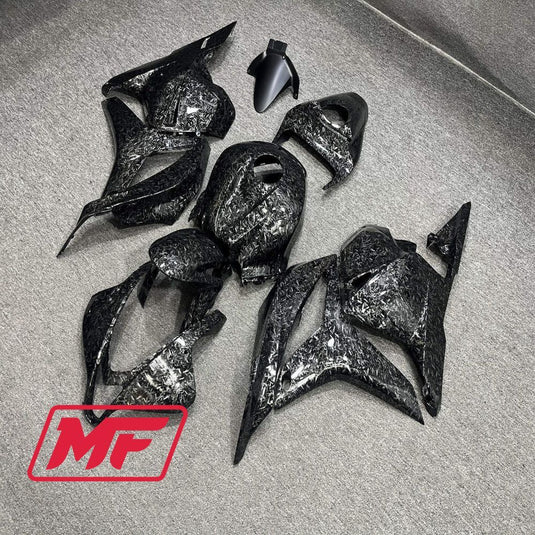 Monster Fairings Full Kit Honda CBR600RR 09-12 Forged Carbon Fiber Style + Windshield + Gas Tank Cover