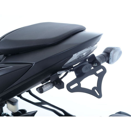 R&G Racing Black Tail Tidy License Plate Holder For 2017-2021 Suzuki GSXS750