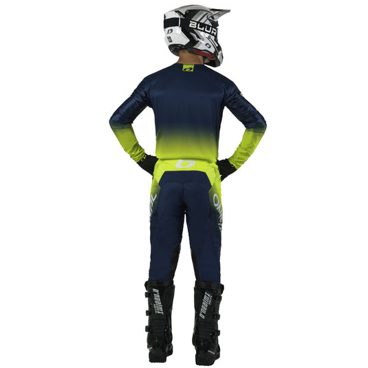 Motocross Jersey 242 O'Neal Mayhem Hexx Blue / Neon Motocross Jersey