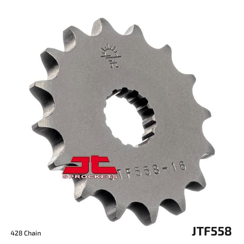 Load image into Gallery viewer, JT Sprockets Front Steel Countershaft Sprocket 14 Tooth 14T 428 Chain For Yamaha YZ85LW P 2023 JTF558.14
