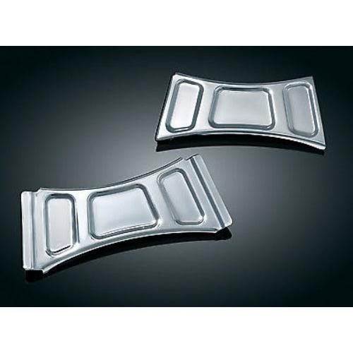 Load image into Gallery viewer, Kuryakyn Chrome Frame Downtube Crossbrace Cover Accent Trim Harley Touring 99-13
