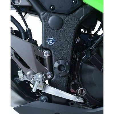 R&G Racing Black Boot Guard Kit For 2013-2017 Kawasaki Ninja 250