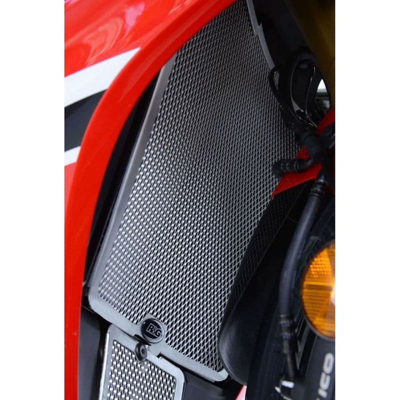Load image into Gallery viewer, R&amp;G Racing Black Aluminum Radiator Guard For 2017-2019 Honda CBR1000RR SP
