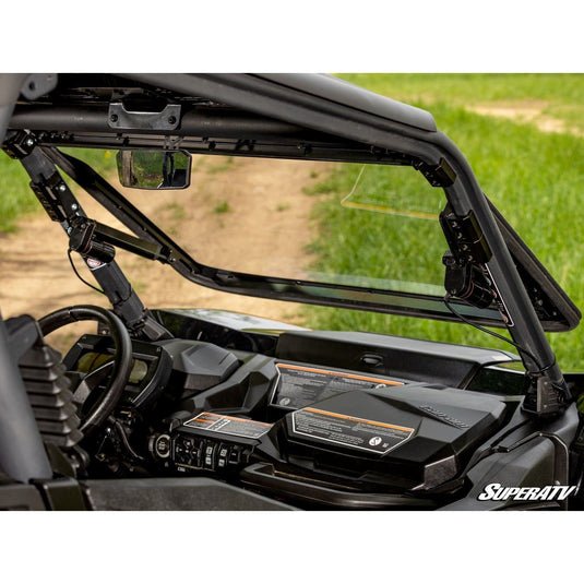 SuperATV Can-Am Commander MaxDrive Power Flip Windshield PFWS-CA-COM-70