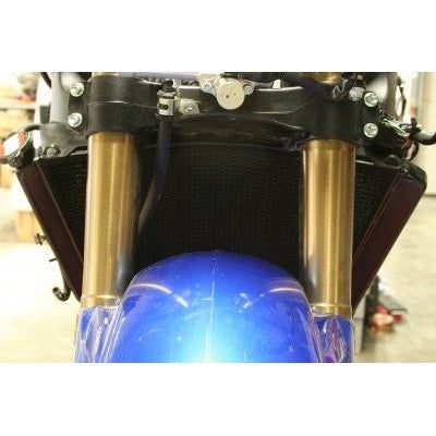 R&G Racing Black Aluminum Radiator Guard For 2009-2017 Suzuki GSXR1000 RAD0084BK
