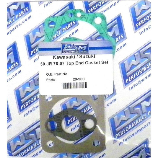 WSM Top End Gasket Kit For Kawasaki / Suzuki 50 KDX / JR 78-07 29-900