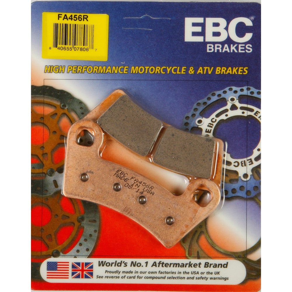 EBC 1 Pair Sintered R Series Heavy-Duty Brake Pads MPN FA456R