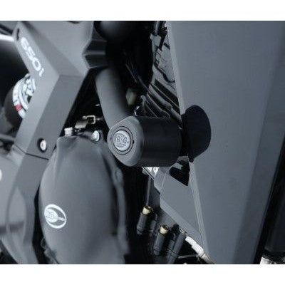 Load image into Gallery viewer, R&amp;G Racing Black Aero Style Crash Protectors For 2013-2017 CFMoto 650i
