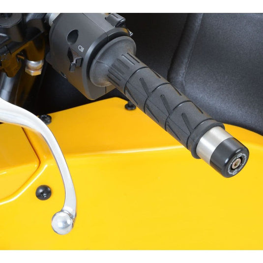 R&G Racing Black Bar End Sliders For 2006-2010 Aprilia RS125 BE0027BK