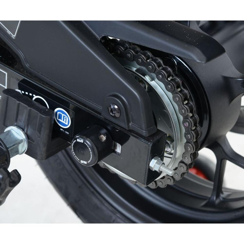 Load image into Gallery viewer, R&amp;G Racing Black Spindle Sliders SS0039BK
