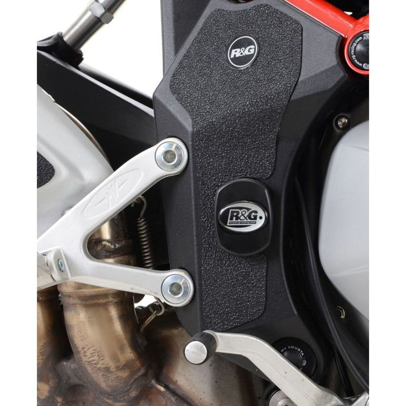 Load image into Gallery viewer, R&amp;G Racing Black Frame Plug Fits Both Sides For 2013 MV Agusta 1090RR
