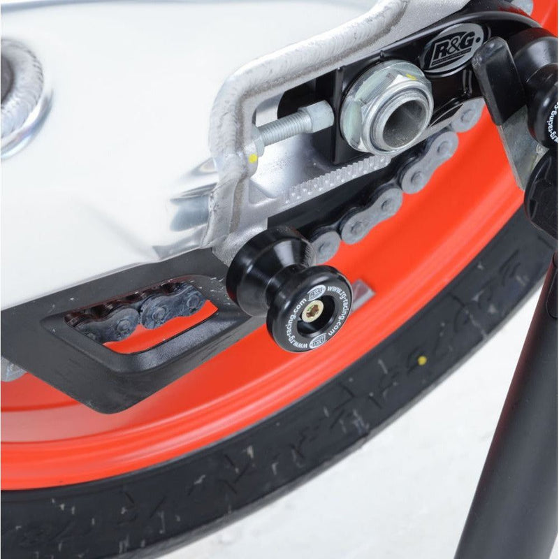 Load image into Gallery viewer, R&amp;G Racing White Cotton Reels For 1998-2004 Aprilia RSV Mille
