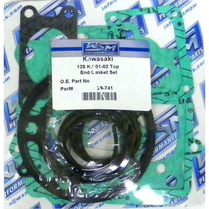 Load image into Gallery viewer, WSM Top End Gasket Kit For Kawasaki 125 KX 01-02 29-741
