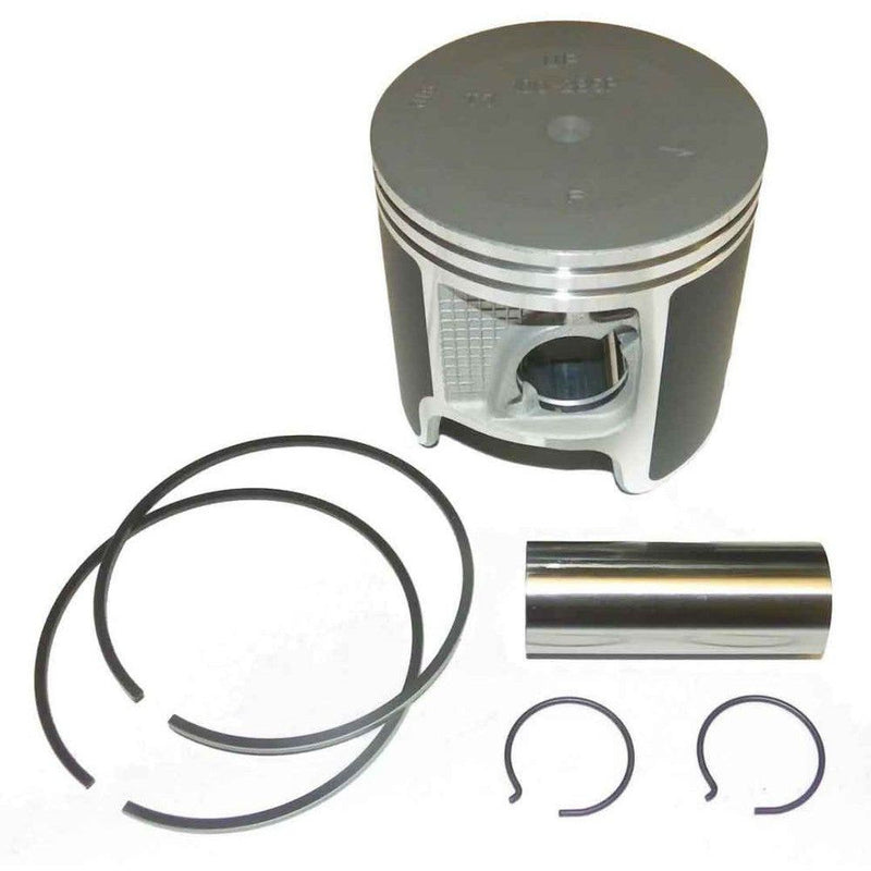 Load image into Gallery viewer, WSM Piston Kit For Yamaha 200 - 250 Hp 76 Degree Port .020 Over Platinum
