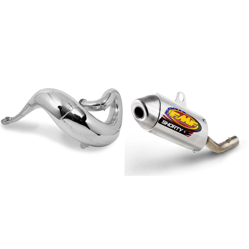 Load image into Gallery viewer, Fatty Exhaust Pipe &amp; Powercore 2 Shorty Silencer for KTM 105 XC 2007-2012
