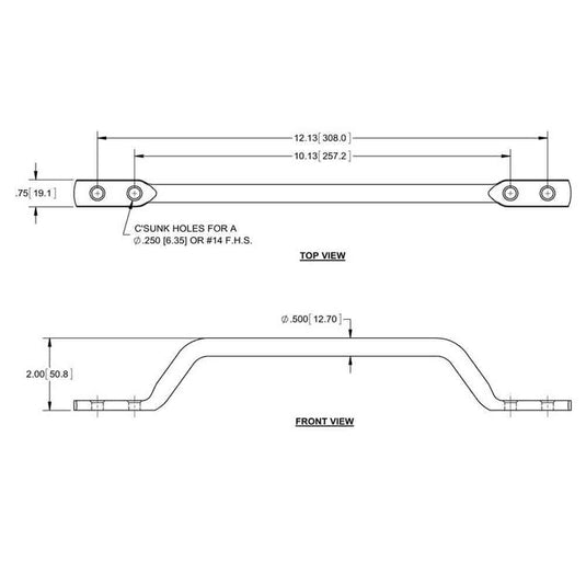 Chrome Steel Assist Handle