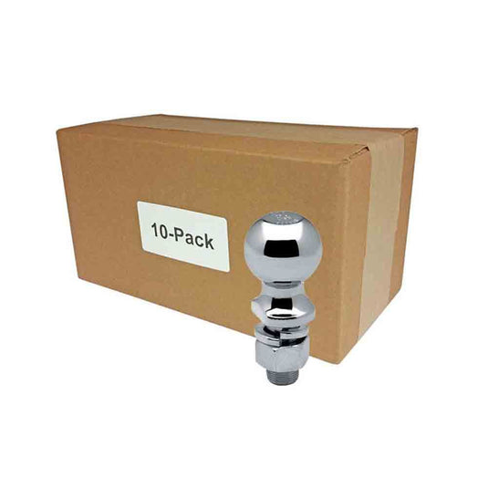 Class V Chrome Hitch Balls - 2-5/16 Inch - 10-Pack