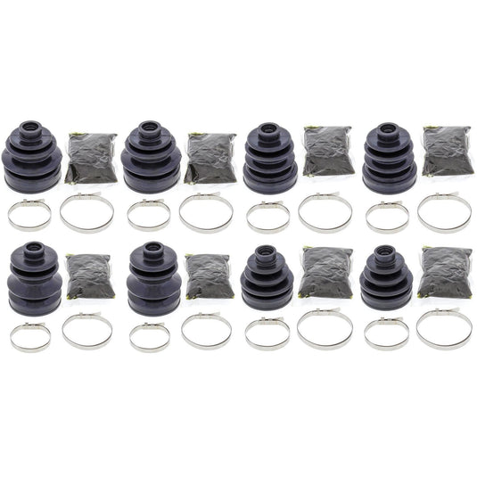 Complete Front & Rear Inner & Outer CV Boot Repair Kit Yamaha 660 RHINO 06-07