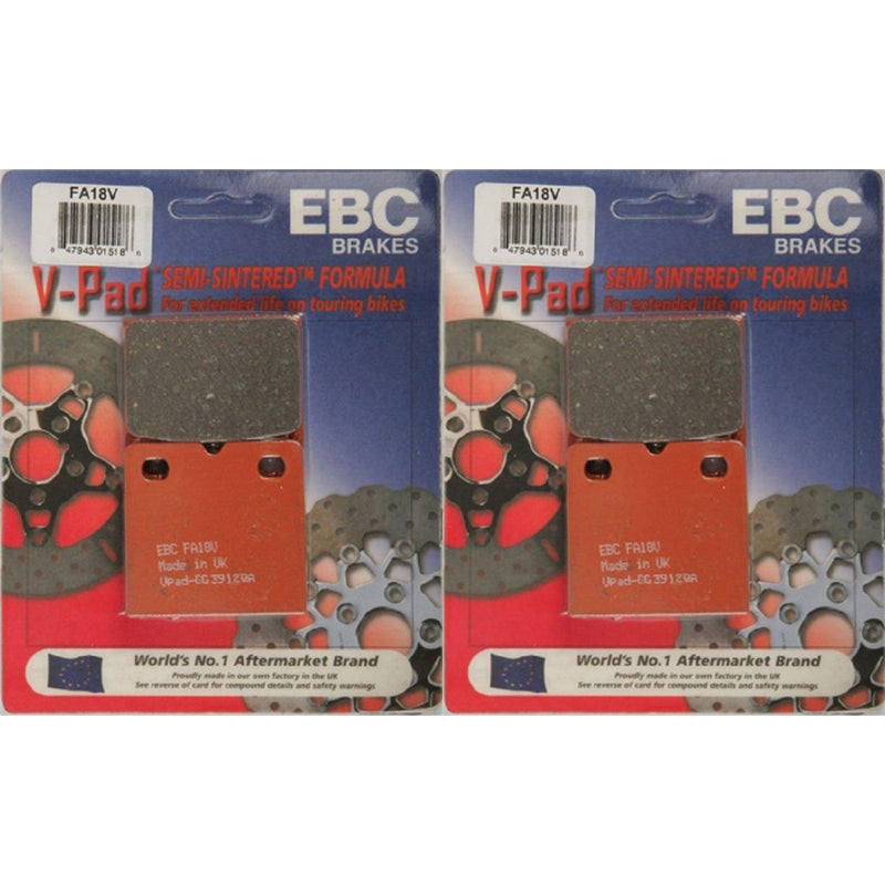 Load image into Gallery viewer, EBC Brake Pad Front Kit FA18V for BMW R100/7T (Cast Wheel) 1980-1984
