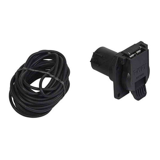 Rigid Hitch (R3-0480) Class IV 2 Inch Receiver Trailer Hitch Bundle - Includes Ball Mount and Custom Wiring Harness fits 2019-23 Ford Ranger
