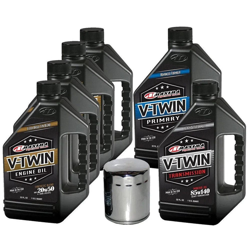 Load image into Gallery viewer, Complete Engine Oil Change Kit V-Twin Synthetic Blend HD Twin Cam, 6 quart 171C
