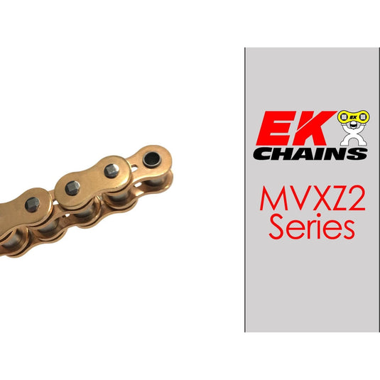 EK 530-MVXZ2 Motorcycle Drive Chain (Specify Links and Color) Rivet Master Link