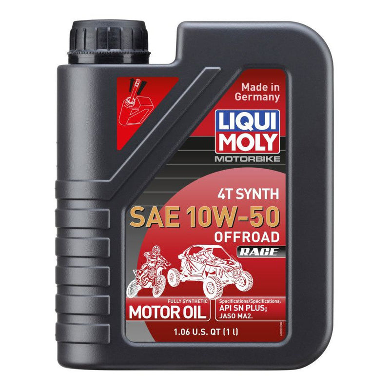 Load image into Gallery viewer, Liqui Moly 1L Synthetic 4T SAE 10W50 Motorbike Offroad Race Motor Oil 20078
