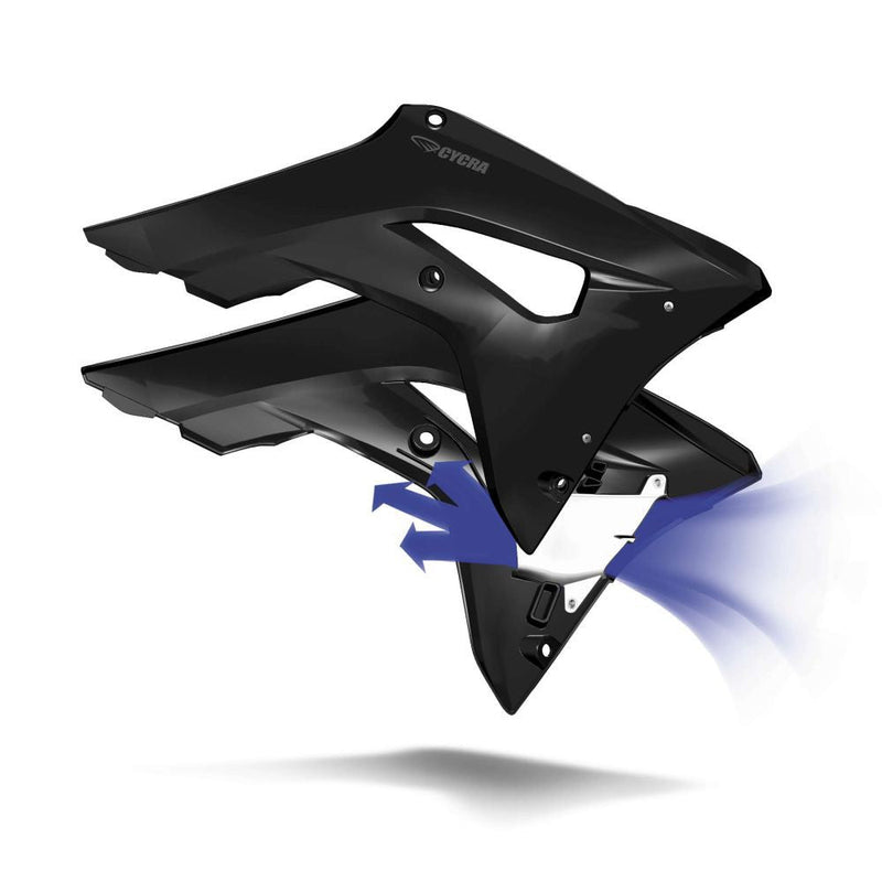 Load image into Gallery viewer, Cycra Powerflow Intake Radiator Shroud Black - 1CYC-1889-12
