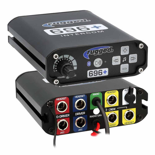 Rugged Radios 2 Person - BUILDER KIT with RRP696 PLUS Bluetooth Intercom System 696-2P