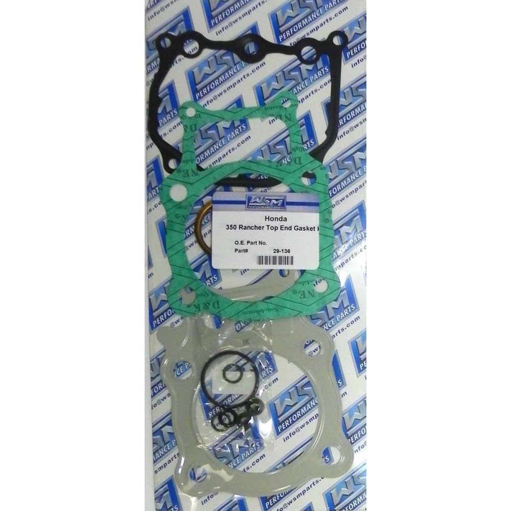 WSM Top End Gasket Kit For Honda 350 Rancher 00-06 29-136