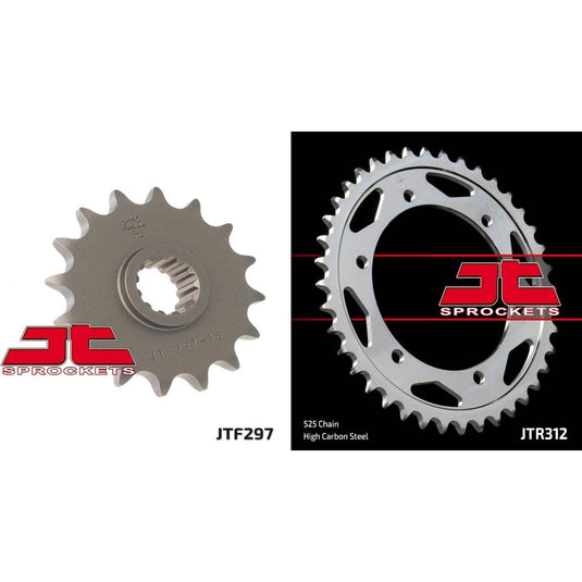 Front & Rear Sprocket Kit for HONDA VFR400 R3-L,M-NC30 90-93 JT Sprockets