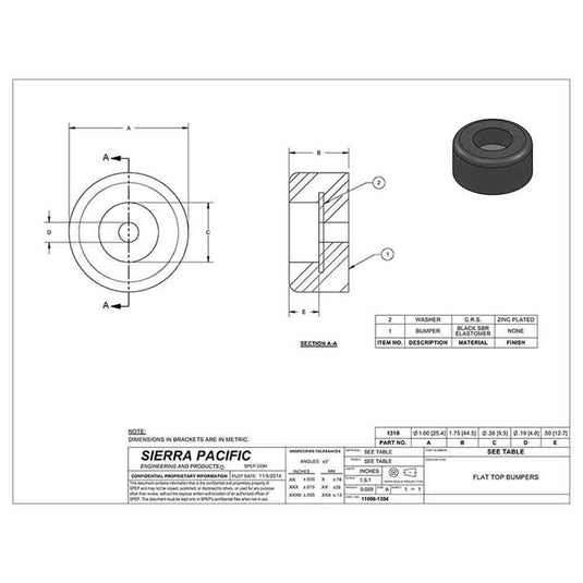 Trailer Door Rubber Stop Bumper