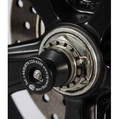 Load image into Gallery viewer, R&amp;G Racing Black Spindle Sliders For 1996-2002 Ducati 748 Biposto
