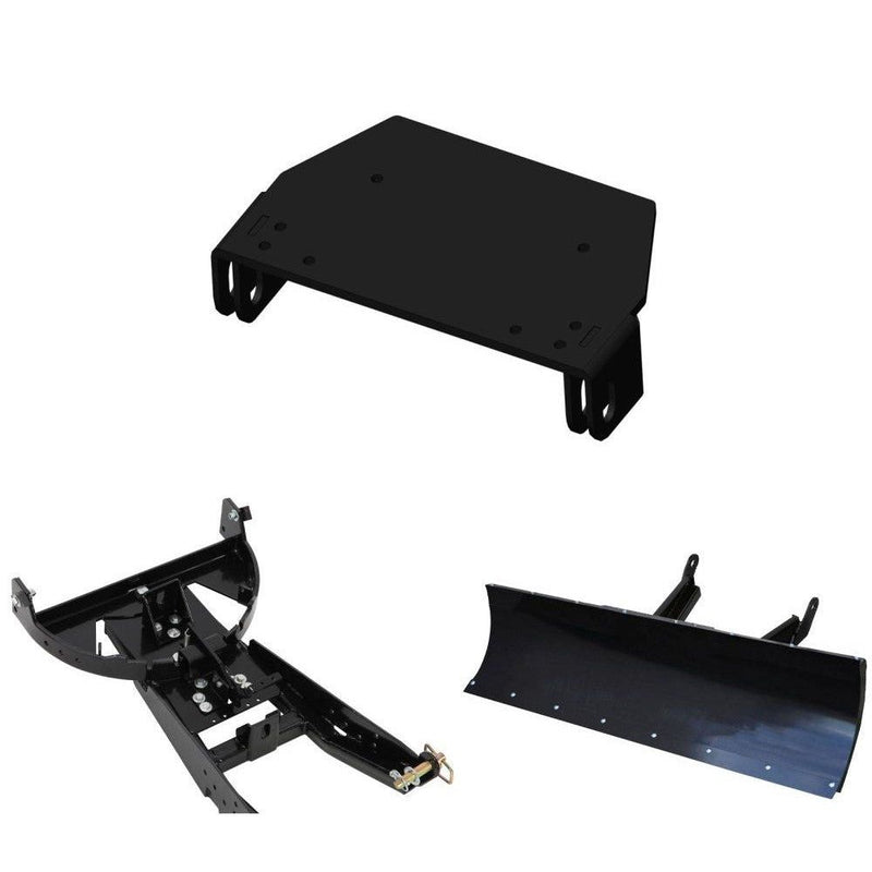 Load image into Gallery viewer, Denali Black UTV Snow Plow Kit For Can-Am Maverick Sport 1000 2018-2021
