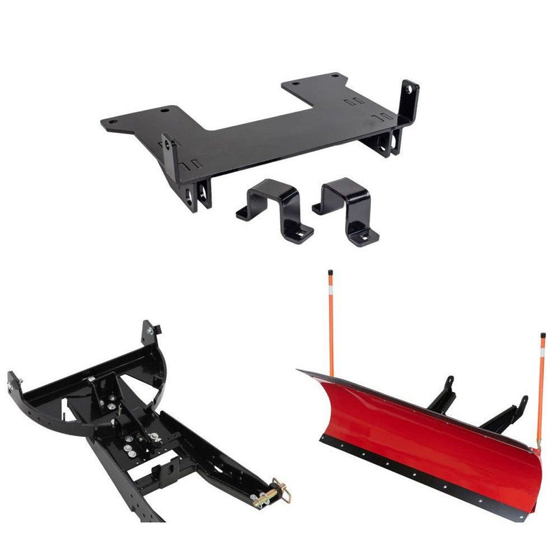Load image into Gallery viewer, Denali Black UTV Snow Plow Kit For Honda Pioneer 700-4 SXS700M4 2014-2021
