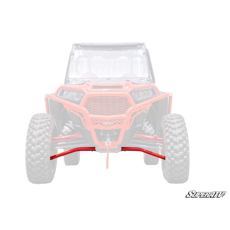 Load image into Gallery viewer, SuperATV Polaris RZR XP Turbo High-Clearance Lower A-Arms Red Non-Adjustable Pivot Blocks AA-P-RZRXPT-HC-NAP-SBJ-B2-03
