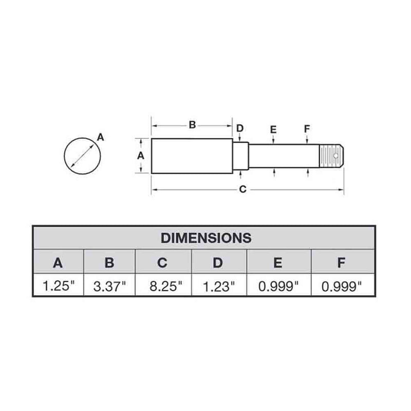 Load image into Gallery viewer, Single - 5-Bolt on 4-1/2 Inch Hub Assembly with 1 Inch Straight Spindle &amp; Bearings
