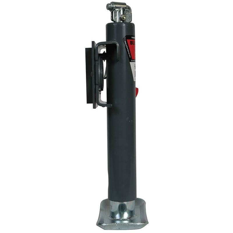 Load image into Gallery viewer, Bulldog Round Trailer Jack, Side Mount, 5,000 lbs. Lift Capacity, Top Wind, Weld-On, 10 in. Travel
