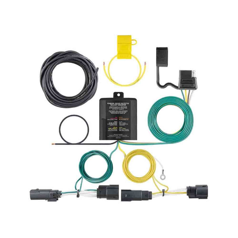 Load image into Gallery viewer, Curt T-Connector with Powered Tail Light Converter fits 2013-2020 Ford Fusion (Replaced RE-67351)

