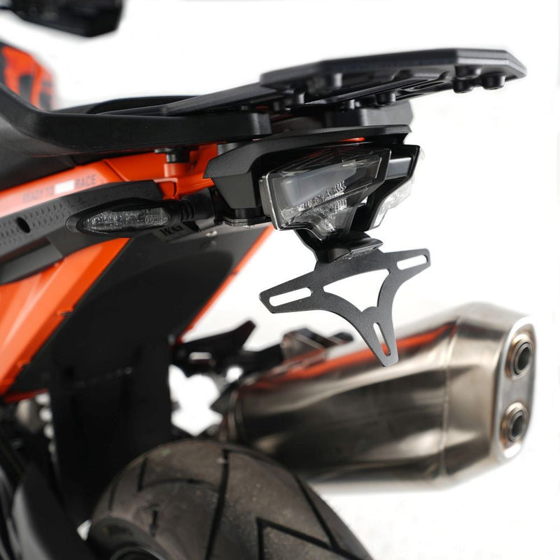 Load image into Gallery viewer, R&amp;G Racing Black Tail Tidy License Plate Holder For 2022-2023 KTM 1290 Super Adventure R
