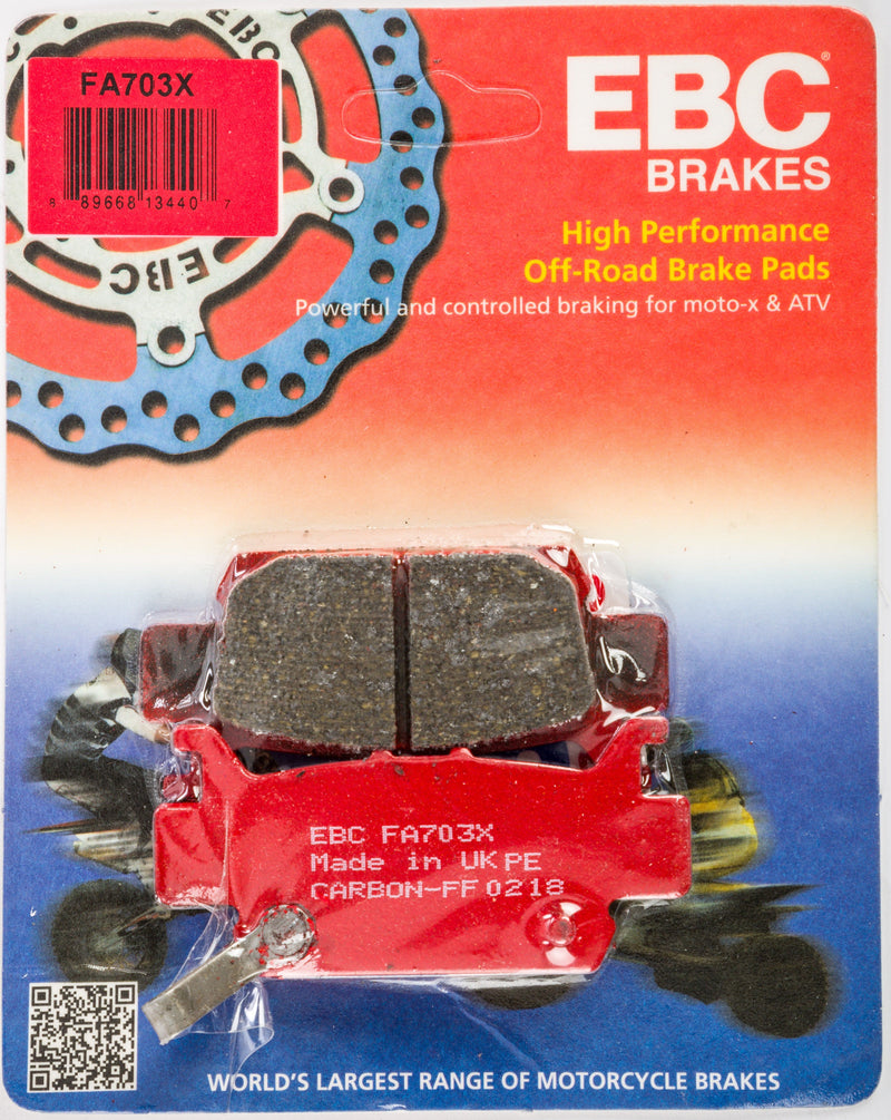 Load image into Gallery viewer, EBC 1 Pair Performance X-Series Carbon Brake Pads MPN FA703X
