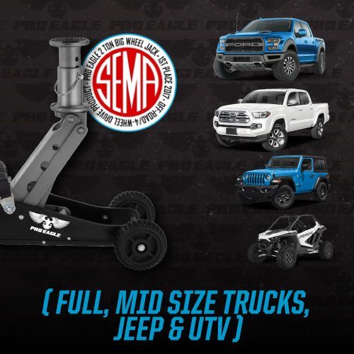 Load image into Gallery viewer, Pro Eagle 2 Ton Big Wheel Off Road High Clearance Jack - Beast ORJ2B4X
