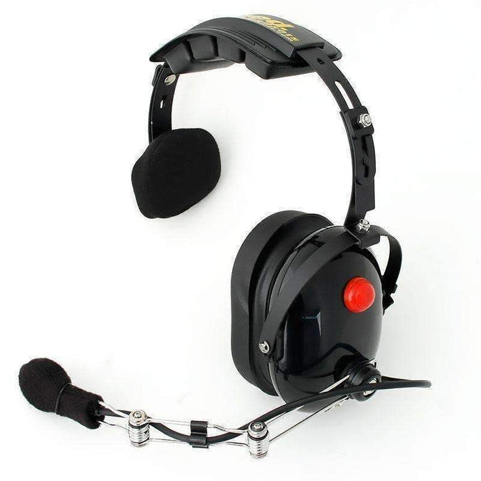 Rugged Radios H15 Single Side Headset for 2-Way Radios - Black H15-BLK