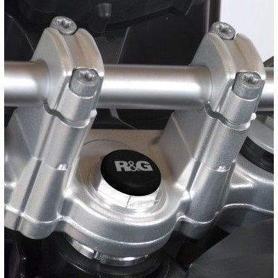 R&G Racing Black Top Yoke Cap For 2012-2013 Husqvarna TR650 Strada
