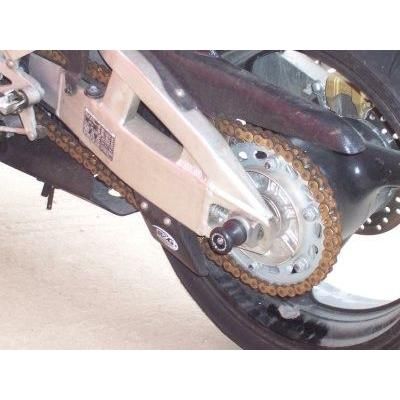 Load image into Gallery viewer, R&amp;G Racing Black Toe Chain Guards - ABS Shark&#39;s Fin TG0001BK
