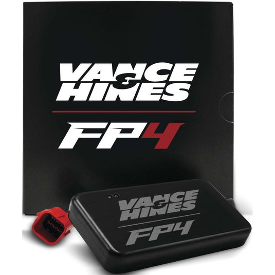 Vance And Hines Torquer 450 Slip On Exhaust 4.5in Black With Fuelpak FP4