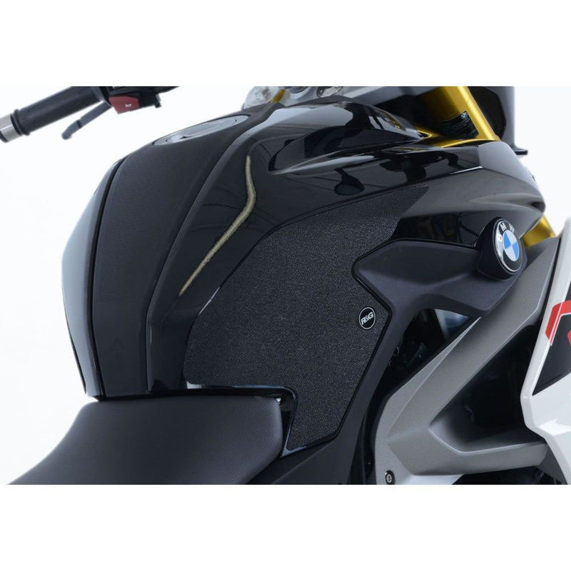 Load image into Gallery viewer, R&amp;G Racing Black Tank Traction Grips For 2017-2020 BMW G310R EZRG112BL
